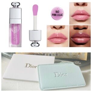 BUNDLE: Dior Addict Lip Glow Oil #063 & Dior Mirror NIB